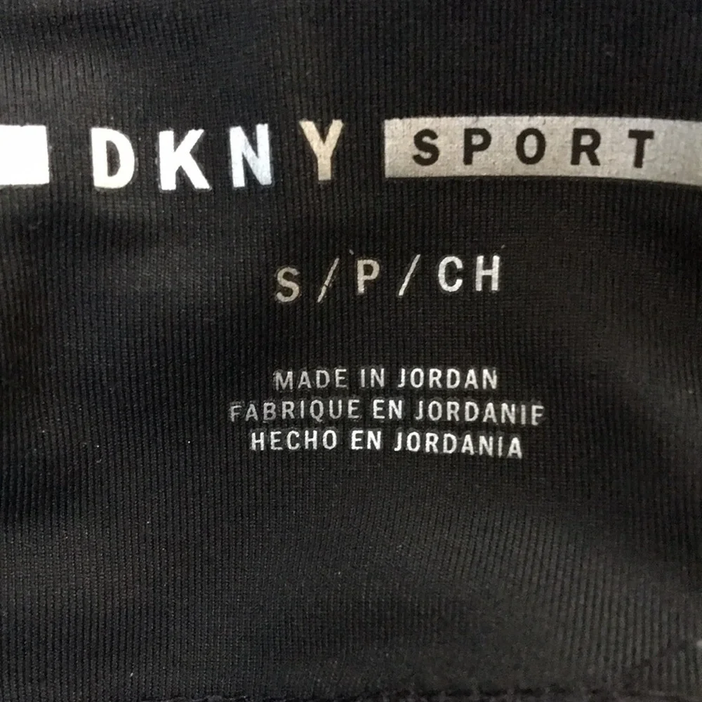 DKNY Sport Black Leggings Small EUC